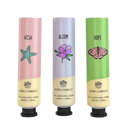 ULTRA COMPACT Collagen Hand Cream 40ml*3 Wishbloomhope Pack