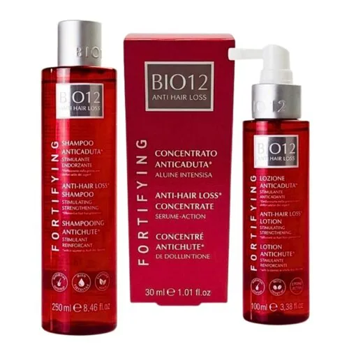 BIO12 Pack Antichutelotion 100ml+Shampo 250ml+Concentre 30ml