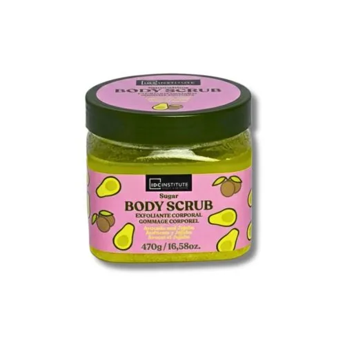 IDC INSTITUTE Gommage Corps au Sucre a L’huile D’avocat et Jojoba 470g