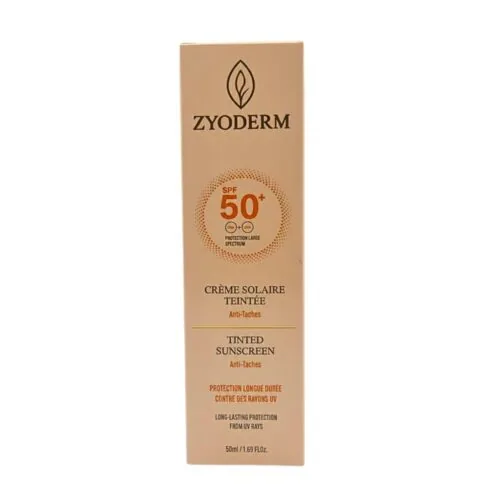 ZYODERM Creme Solaire Teinte Anti-Taches Spf50+ 50ml