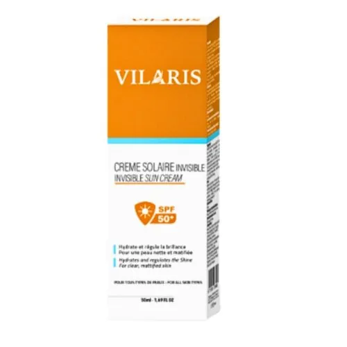 VILARIS Creme Solaire Invisible Spf50+ 50ml