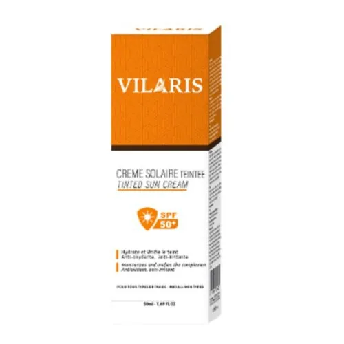 VILARIS Creme Solaire Teintee Spf50+ 50ml
