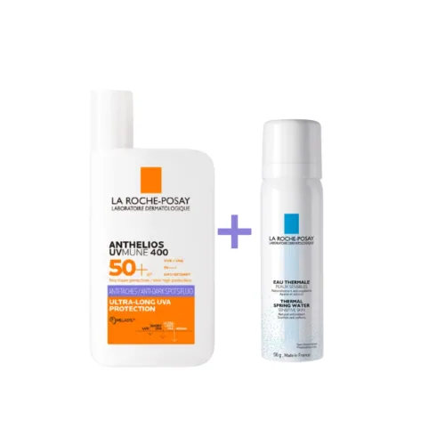 LA ROCHE-POSAY Anthelios UVMUNE 400 Fluide Anti-Taches SPF50+ 50ml = Eau Thermale 50ml Offerte