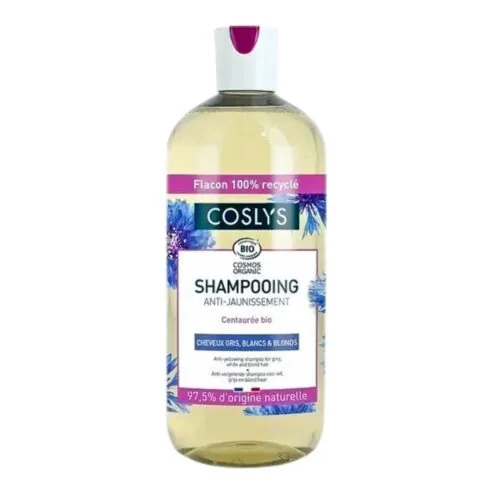 COSLYS Shampoing Cheveux Gris et Blancs 500ml