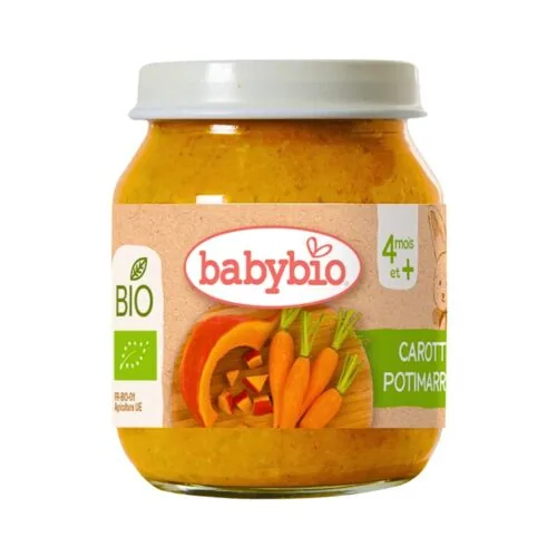 BABYBIO Pot Carotte Potimarron 130g