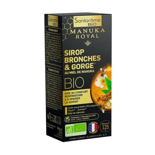 SANTAROME Sirop Gorge Miel de Manuka 125ml