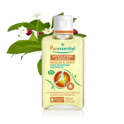 PURESSENTIEL Articulation et Musc Huile de Massage Effort 100ml