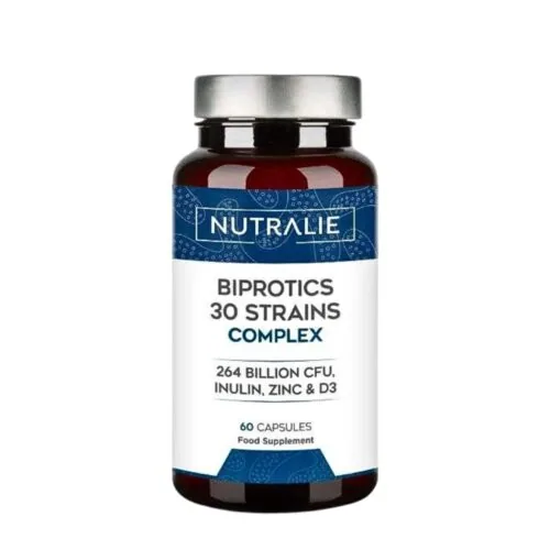 NUTRALIE Biprotics Complex 30 Strains 60 Capsules
