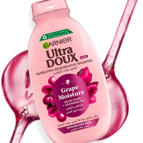 GARNIER Ultra Doux Grape Moisture Shampoing 600ml