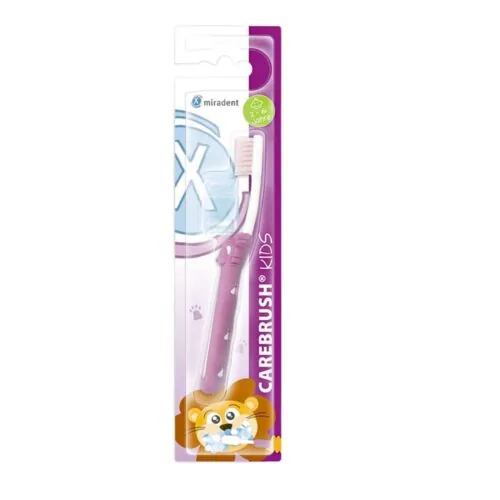 MIRADENT Brosse a Dents Carebrush Kids Rose Reference 630 260