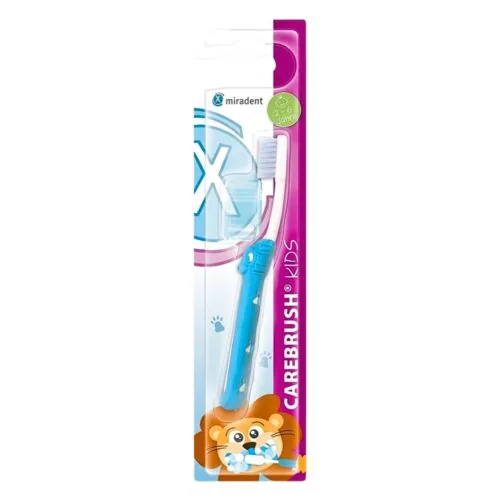 MIRADENT Brosse a Dents Carebrush Kids Bleu Reference 630 261