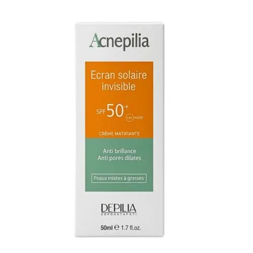 DEPILIA Acnepilia Creme Solaire Invisible Spf50+ 50ml
