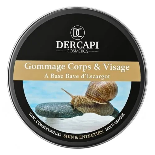 DERCAPI Gommage a Bave D’escargot Corps et Visage 200ml