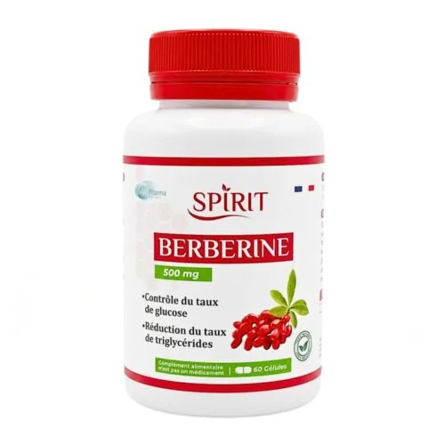 SPIRIT PHARMA Berberine 500mg 60 Gelules