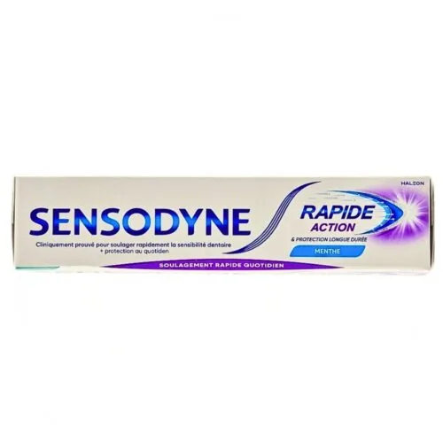 SENSODYNE Dentifrice Rapide Action Menthe 75ml