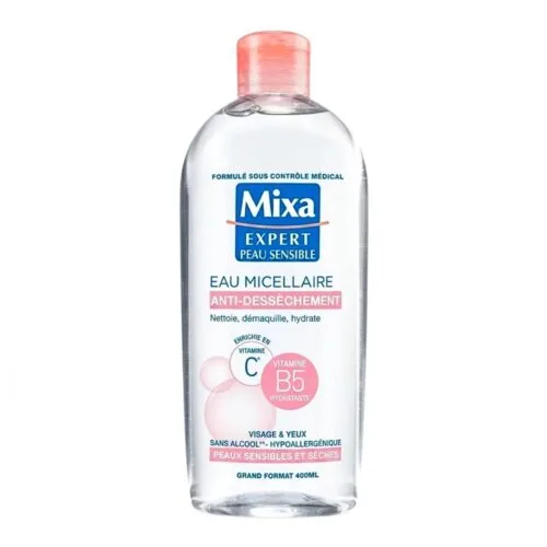 MIXA Eau Micellaire Physiologique Peaux Sensible et Seche 400ml