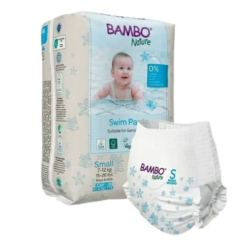 BAMBO NATURE Swim Pants Small 7-12kg 12 Pieces