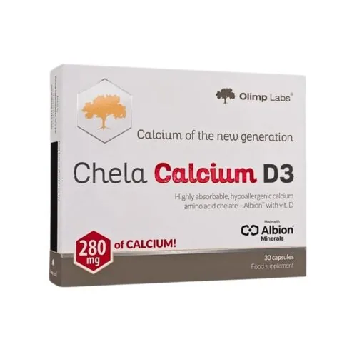 OLIMP LABS CHELA CALCIUM D3 280MG DE CALCIUM 30 CAPSULES