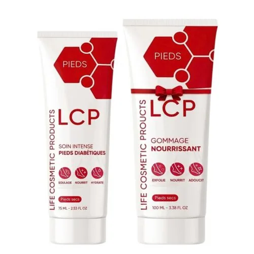 LCP Diabetiques Soin Intense Pieds 75ml+Gommage 100ml Pack