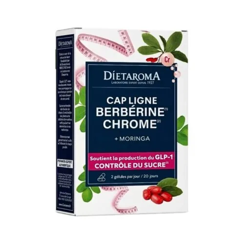 DIETAROMA Cap Ligne Berberine Chrome 40 Gelules