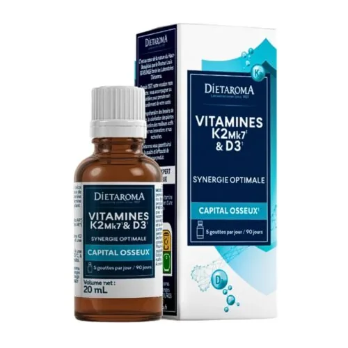 DIETAROMA Vitamine K2 Mk7 et D3 20ml