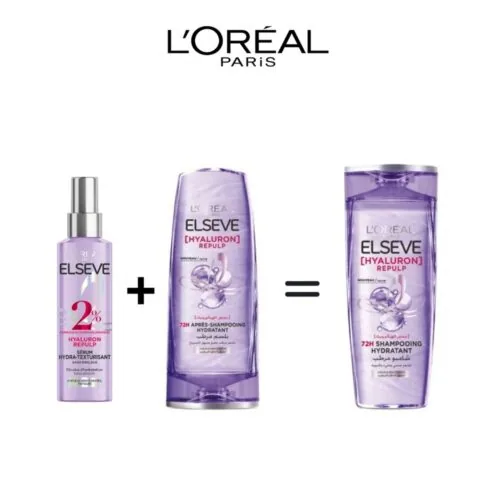 L’OREAL PARIS Elseve Hyaluron Repulp Serum + Shampoing+ Apres Shampoing Pack