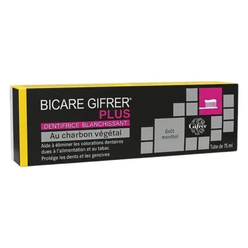 GIFRER Bicare Plus Dentifrice Charbon Vegetal 75ml