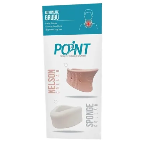 POINT Collier Cervical Souple Noir Taille S Reference 101