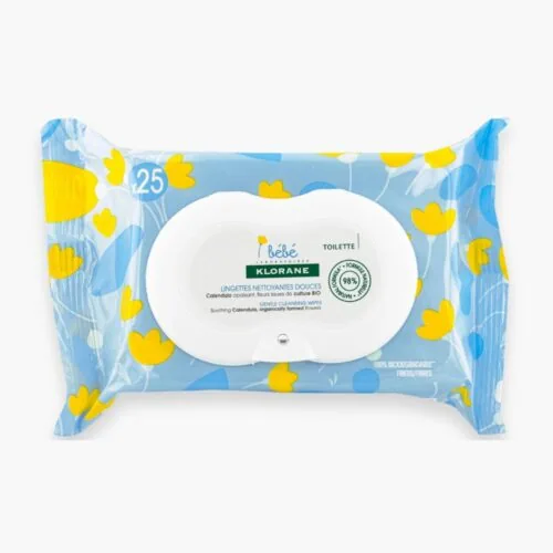KLORANE Bebe Lingettes Nettoyantes Douces 25u