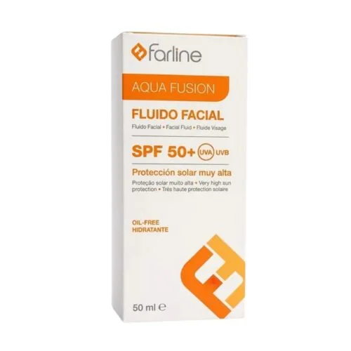 FARLINE Ecran Solaire Aqua Fluide Invisible Spf50+ 50ml