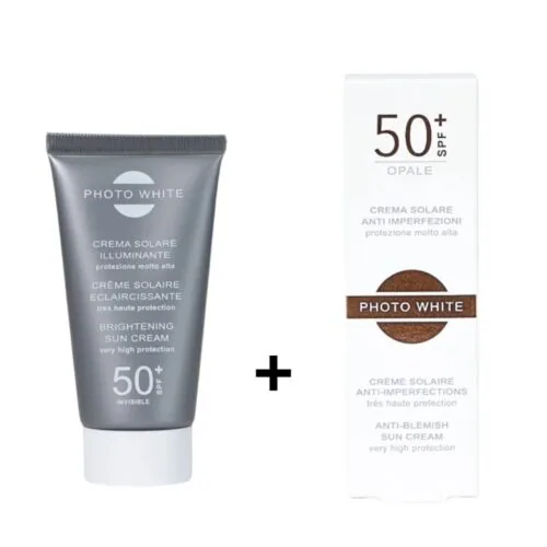 PHOTO-WHITE Ecran Invisible Spf50+50ml+Ecran Teinte Opale Duo Pack