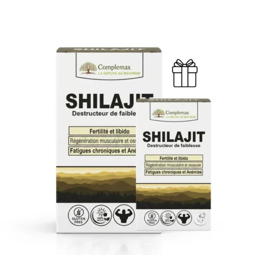 Complemax Shilajit 60 Gelules + Complemax Shilajit Echantillon Offert