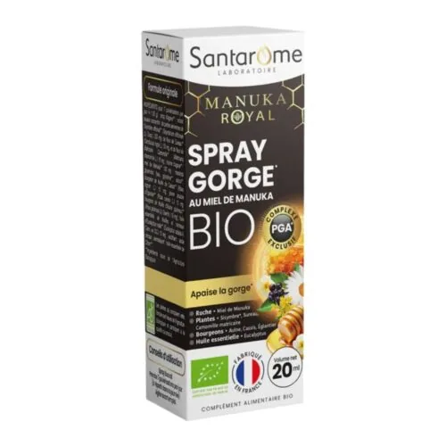 SANTAROME Spray Gorge au Miel de Manuka 20ml