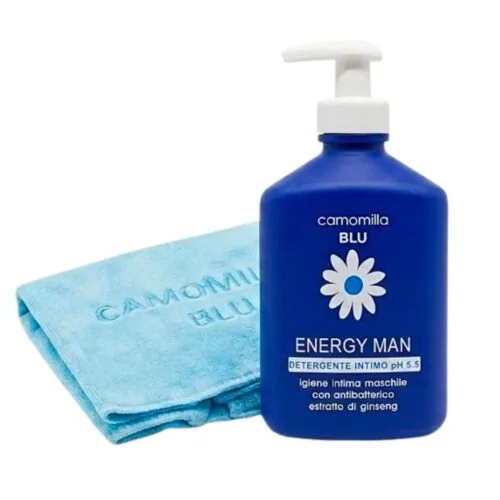 CAMOMILLA BLU Energy Man 300ml+Serviette Trousse