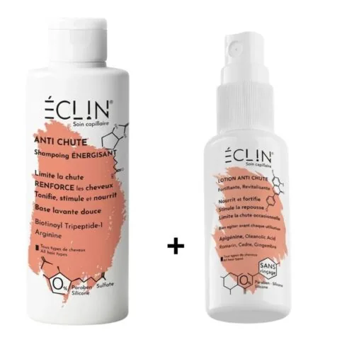 ECLIN Lotion Anti-Chute 200ml+Shampoing 200ml Duo Pack