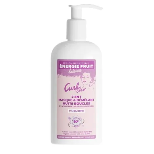 ENERGIE FRUIT MASQUE 2 EN 1 DEMELANT COCO CURL NOURRISSANT 300ML