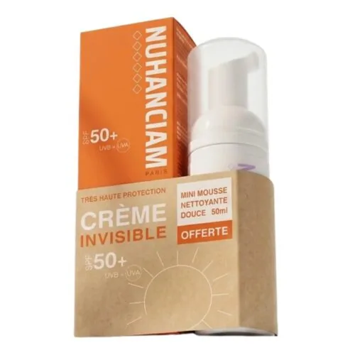 NUHANCIAM Duo Pack « creme Invisible Spf50 50ml+Mousse Nett 50ml »
