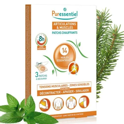PURESSENTIEL Articulations et Muscles Patchs Chauffants 3u