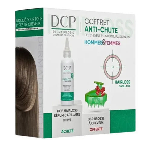 DCP Coffret Anti-Chute « hairloss Serum 100ml+Brosse a Chvx »