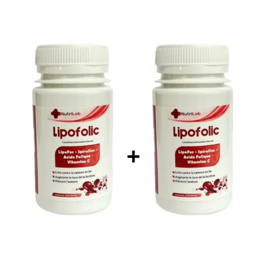 NUTRILAB Lipofolic 2*30gelules Pack