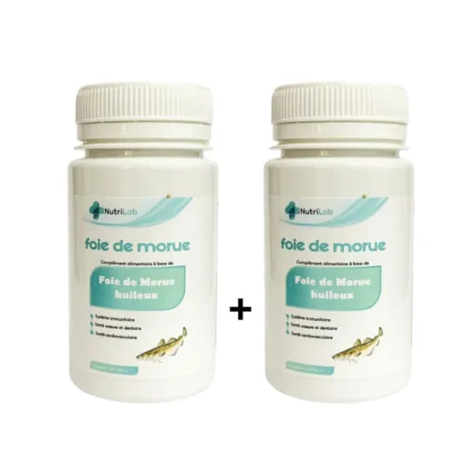 NUTRILAB Foie de Morue 2*30gelules Pack