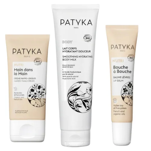 PATYKA Lait Corps+Nutri mains+Nutri Bouche Coffret