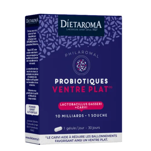 Dietaroma Probiotiques Ventre Plat 30Gelules