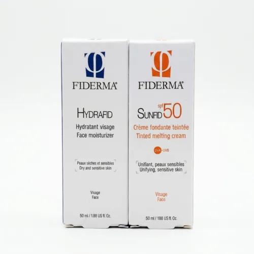 Fiderma Hydrafid Creme Hydratant Visage 50ml+Sunfid Spf50+ 50ml Pack