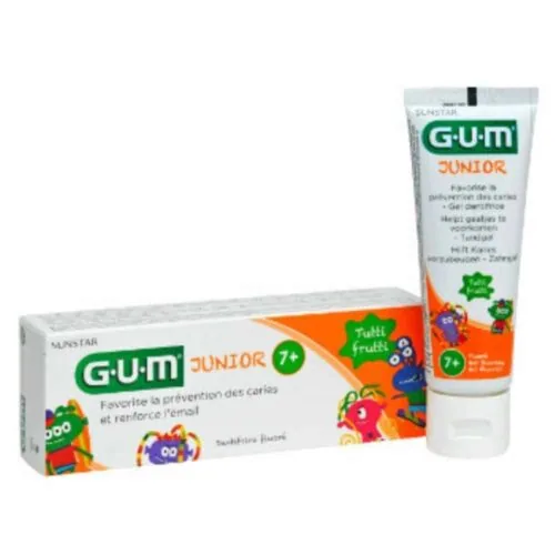 GUM Junior Dentifrice Tutti Fruity 7ans+ 50ml