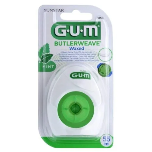 GUM Butlerweave Menthole Cire Fil Dentaire