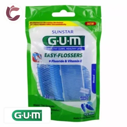 GUM Easy-Flossers Cire et Fluoride 890