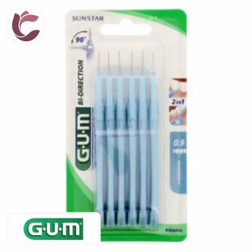 GUM Bi-Direction Brossettes Interdentaires 2314 0.9 Mm