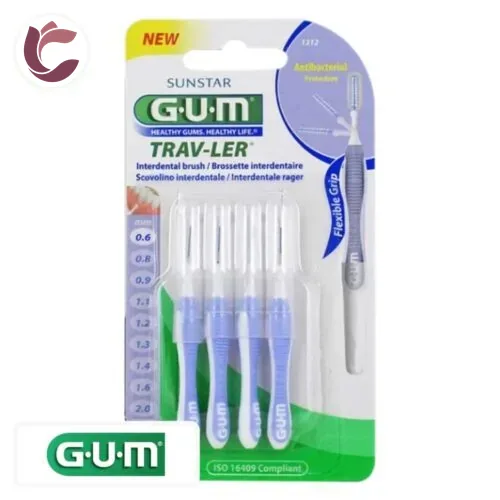 GUM Trav-Ler Brossettes Interdentaires 1312 0.6 Mm