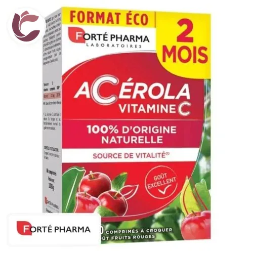 FORTE PHARMA Acerola Vitamine C 60 comprimes